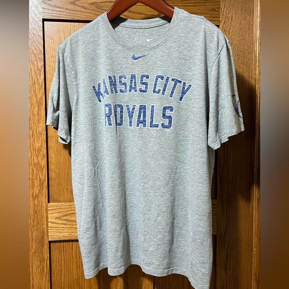 Nike Gray Kansas City Royals Short Sleeve Tee